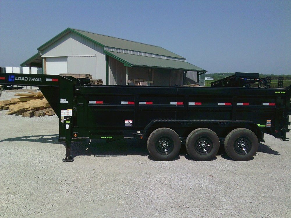 83" x 16' Triple Axle Gooseneck Low-Pro Dump -21K