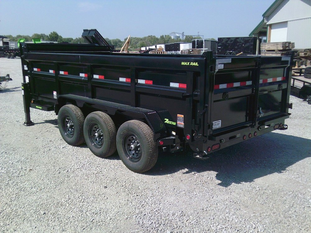83" x 16' Triple Axle Gooseneck Low-Pro Dump -21K
