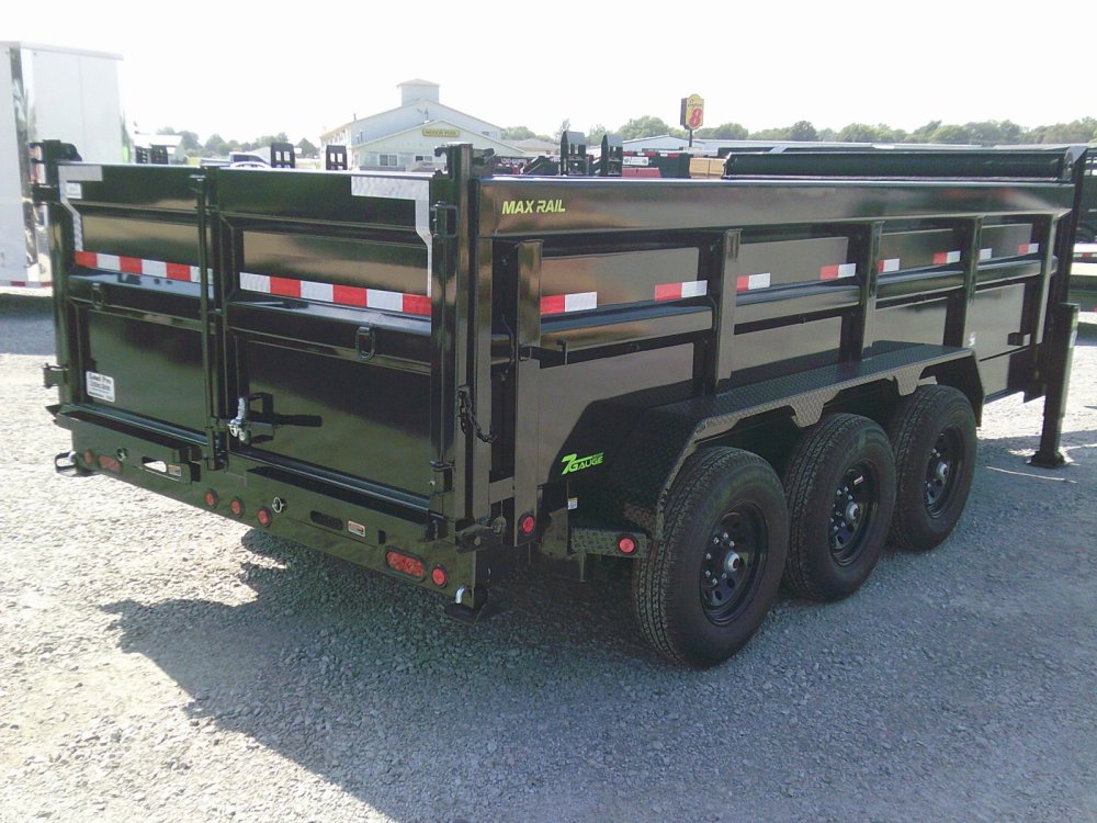 83" x 16' Triple Axle Gooseneck Low-Pro Dump -21K
