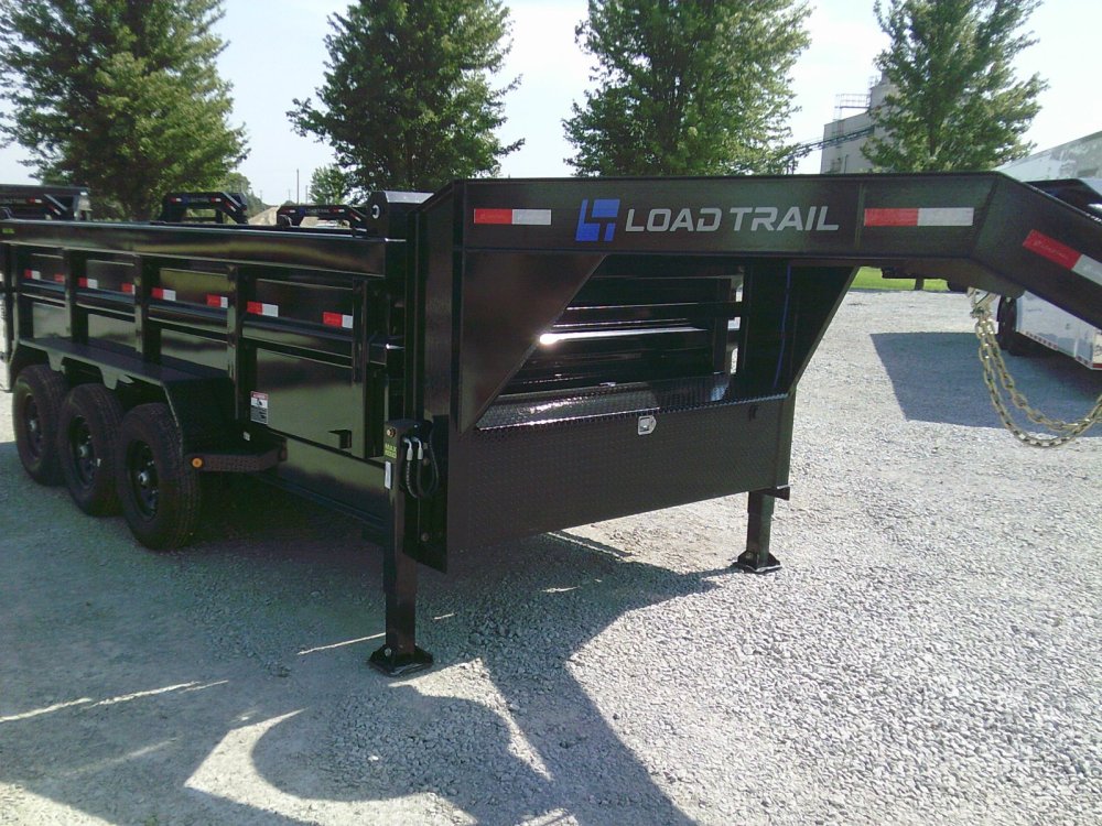 83" x 16' Triple Axle Gooseneck Low-Pro Dump -21K