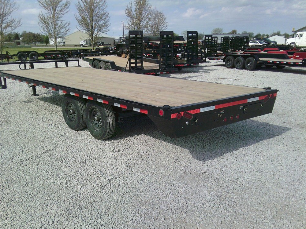 102" X 22' Deck Over Pintle Hook Trailer 14K