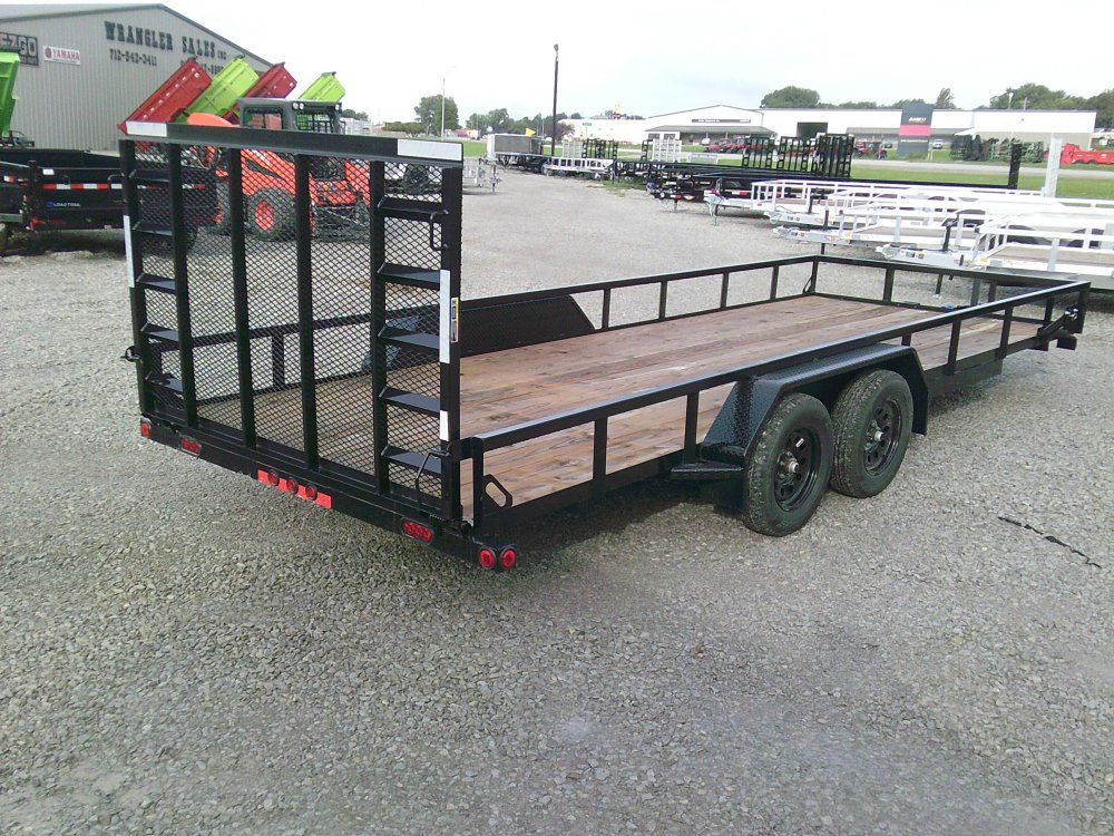 83X20 Tandem Axle Utility Trailer 7K