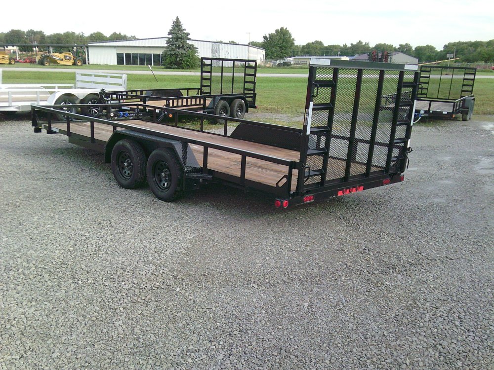 83X20 Tandem Axle Utility Trailer 7K