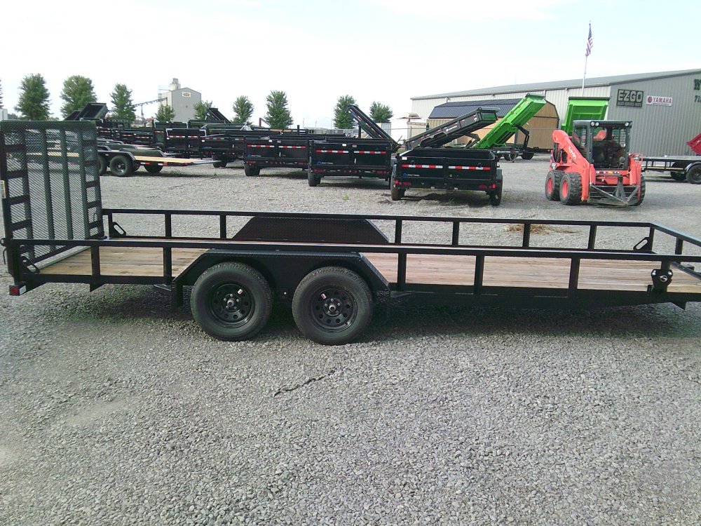 83X20 Tandem Axle Utility Trailer 7K