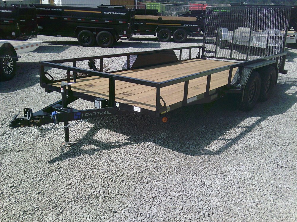 83" x 14' Tandem Axle Utility (2" x 3" Angle Frame) -7K