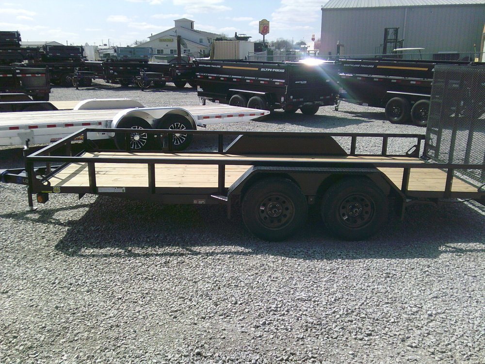 83" x 14' Tandem Axle Utility (2" x 3" Angle Frame) -7K