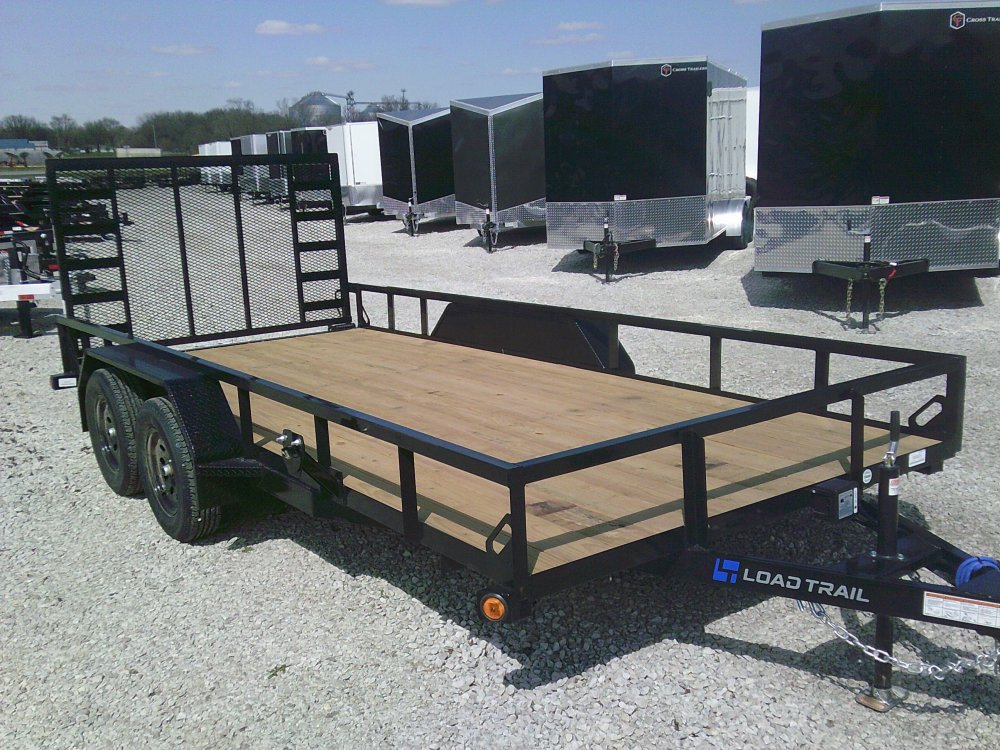 83" x 14' Tandem Axle Utility (2" x 3" Angle Frame) -7K
