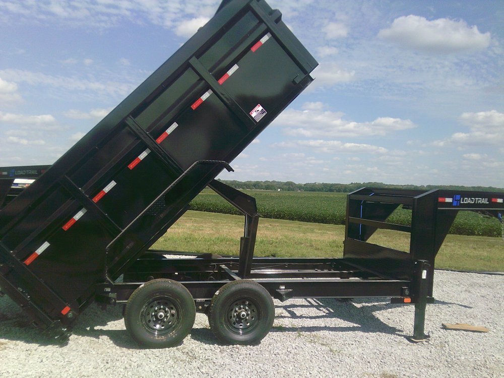 83" x 14' Tandem Axle Gooseneck Low-Pro Dump