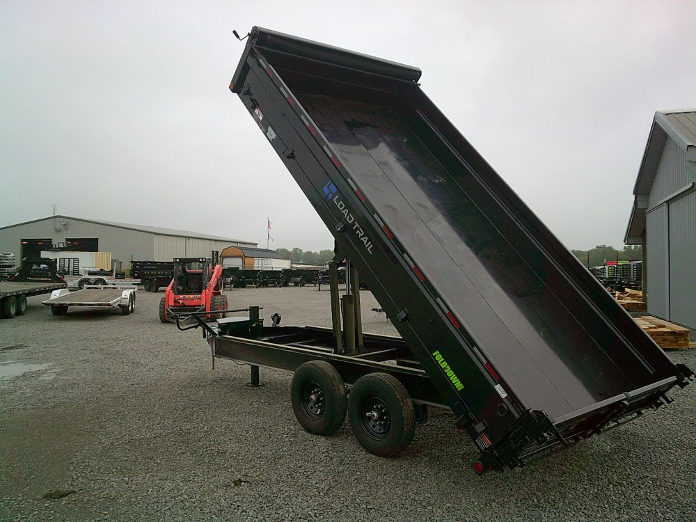 96" x 16' Tandem Axle Pintle Hook Deck Over Dump