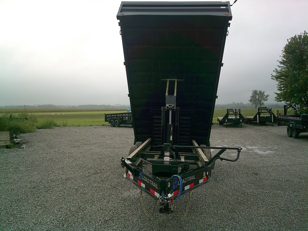 96" x 16' Tandem Axle Pintle Hook Deck Over Dump