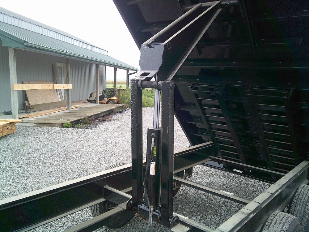 96" x 16' Tandem Axle Pintle Hook Deck Over Dump