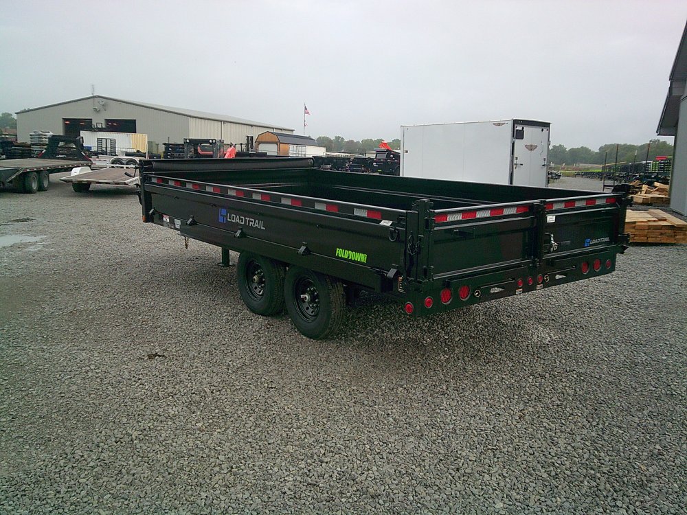 96" x 16' Tandem Axle Pintle Hook Deck Over Dump