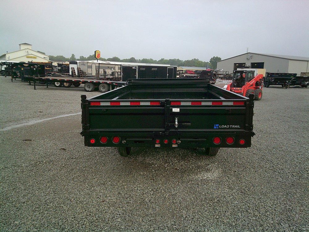 96" x 16' Tandem Axle Pintle Hook Deck Over Dump