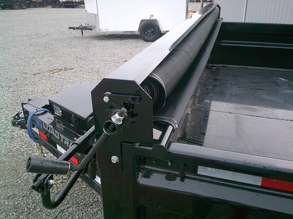 96" x 16' Tandem Axle Pintle Hook Deck Over Dump