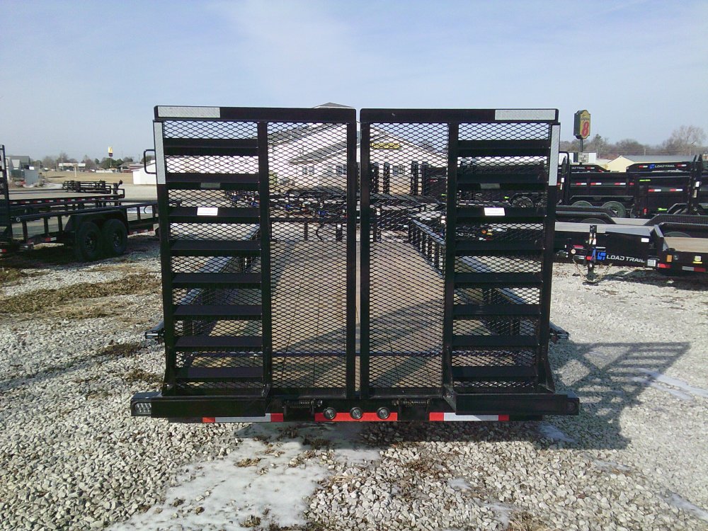 83" x 22' Tandem Carhauler w/Side Rails
