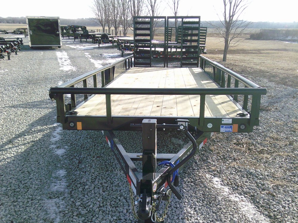 83" x 22' Tandem Carhauler w/Side Rails