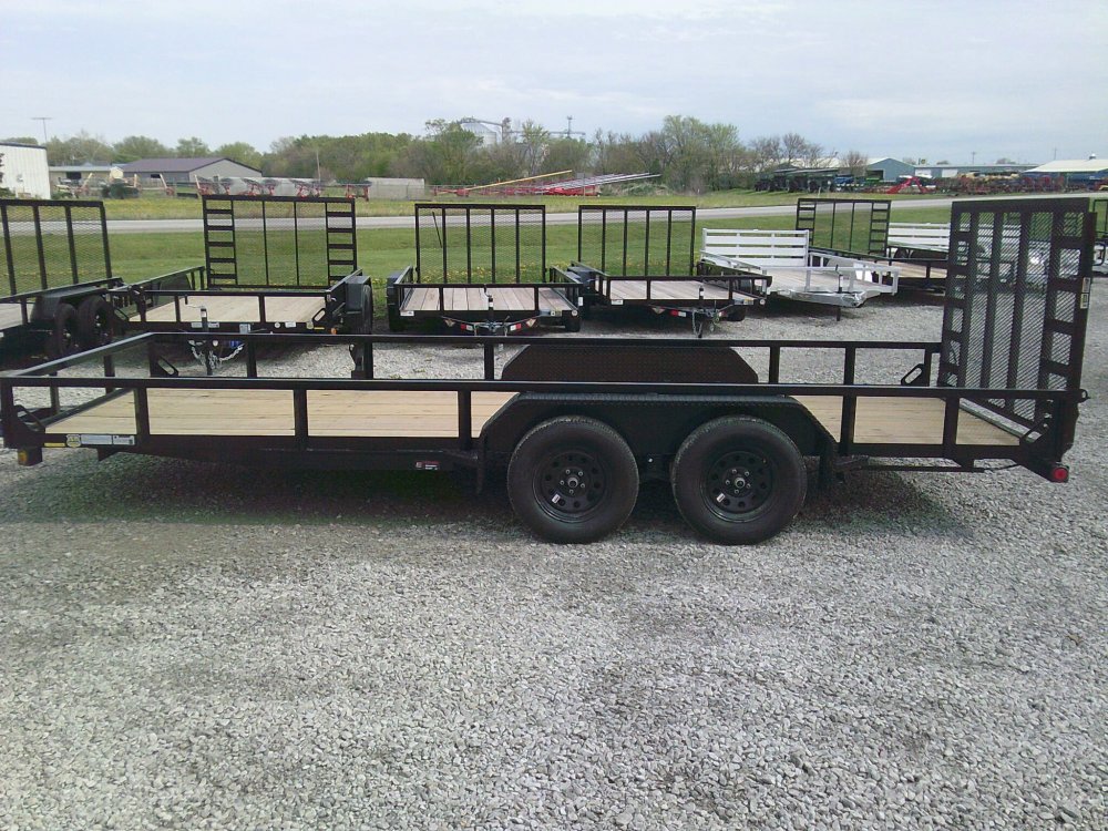 83" X 18' Tandem Axle Utility Trailer 7K
