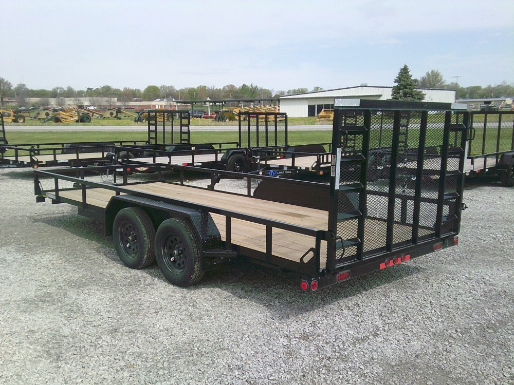 83" X 18' Tandem Axle Utility Trailer 7K