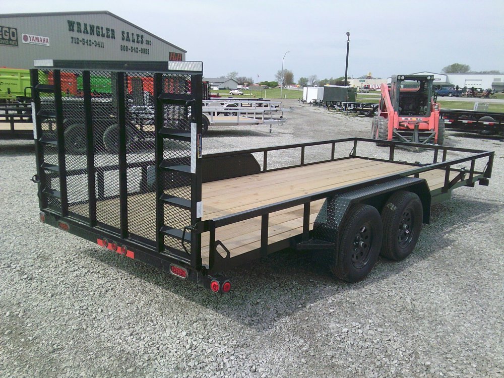 83" X 18' Tandem Axle Utility Trailer 7K