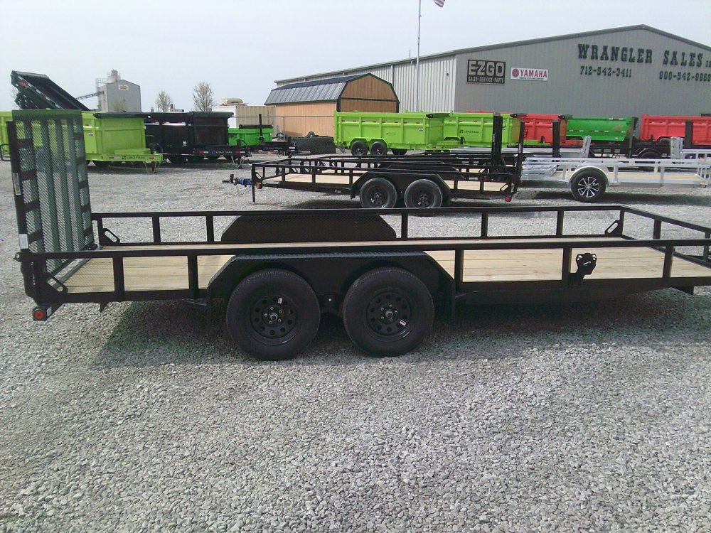 83" X 18' Tandem Axle Utility Trailer 7K