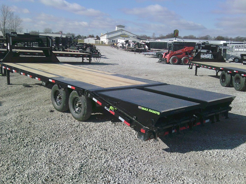102" x 25' Single Wheel Low-Pro Gooseneck
