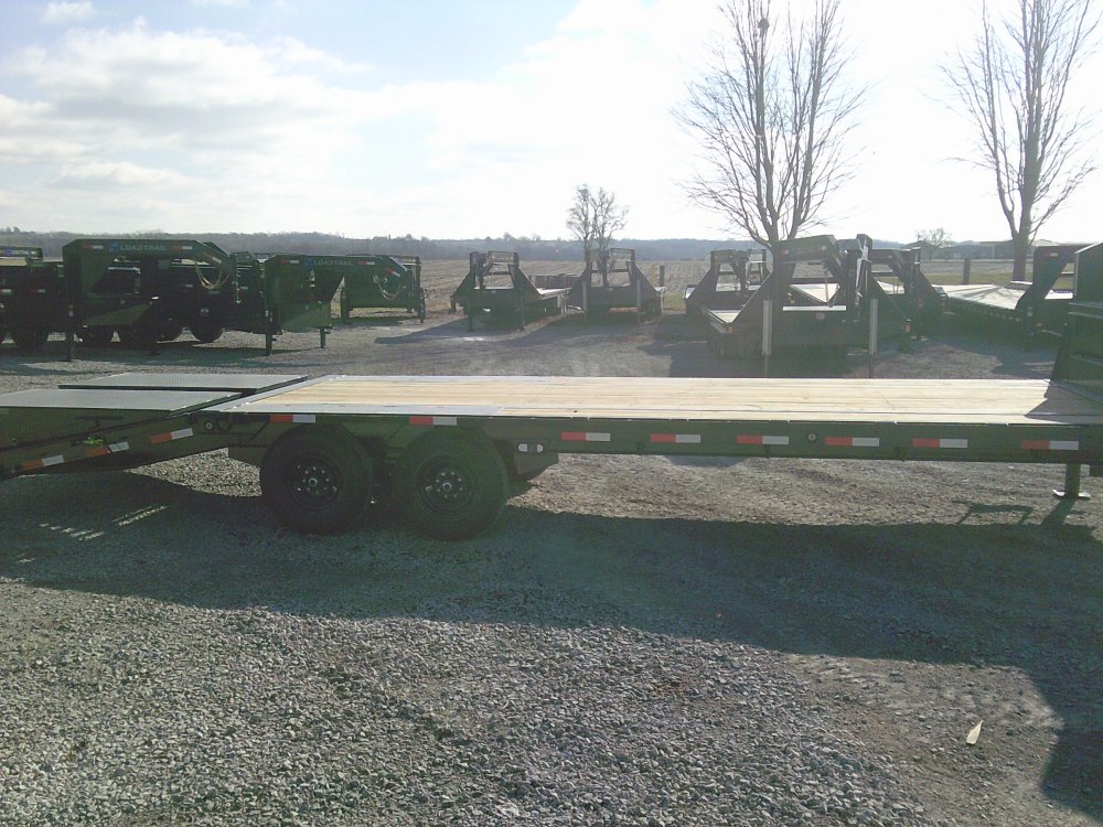 102" x 25' Single Wheel Low-Pro Gooseneck