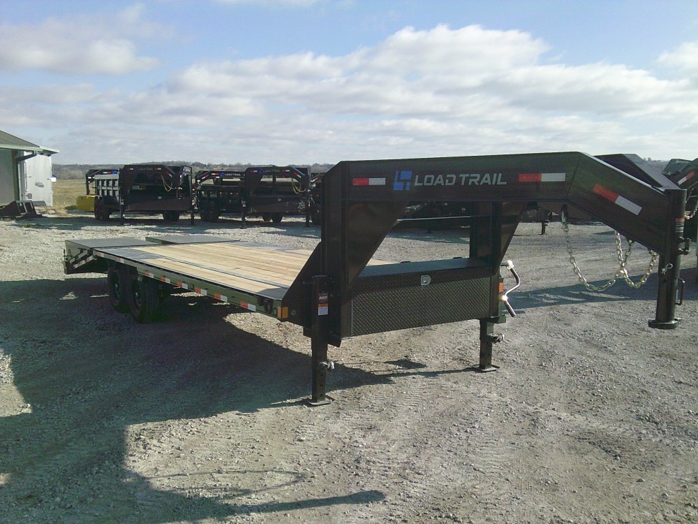 102" x 25' Single Wheel Low-Pro Gooseneck
