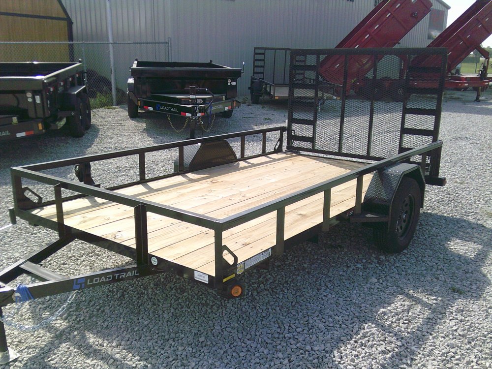 77" x 12' Single Axle (2" x 3" Angle Frame)