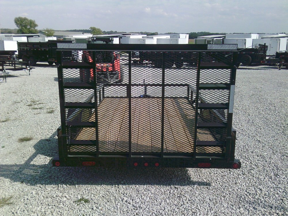 77" x 12' Single Axle (2" x 3" Angle Frame)