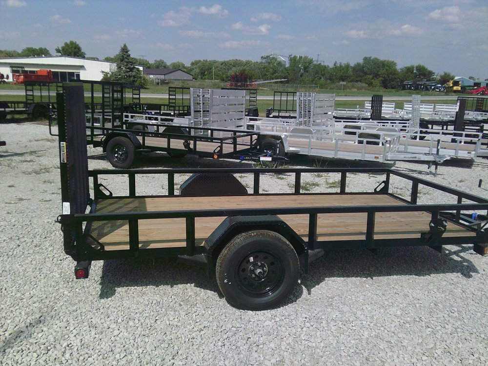 77" x 12' Single Axle (2" x 3" Angle Frame)