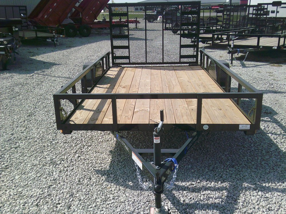 77" x 12' Single Axle (2" x 3" Angle Frame)