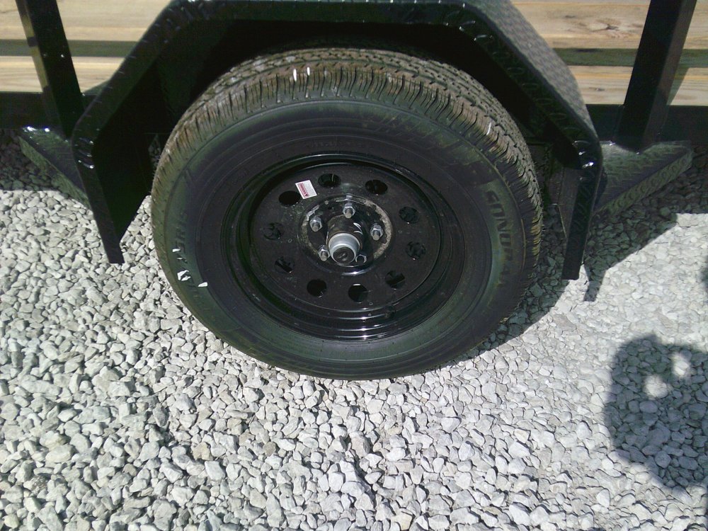 77" x 12' Single Axle (2" x 3" Angle Frame)