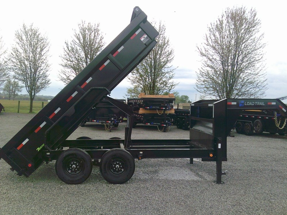 83" x 14' Tandem Axle Gooseneck Low-Pro Dump -14K
