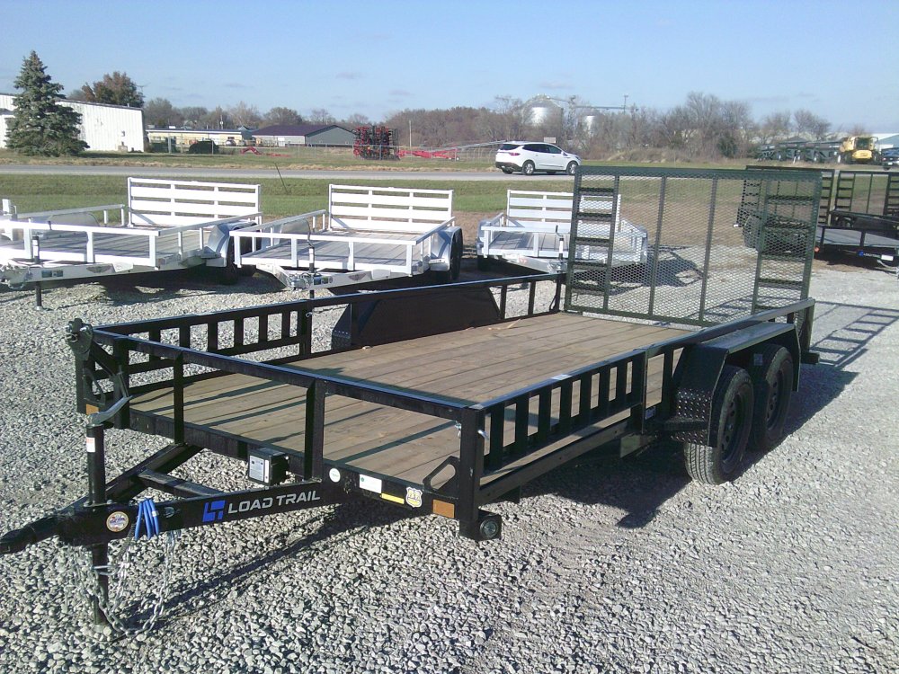 83" x 16' Tandem Axle Utility (2" x 3" Angle Frame)