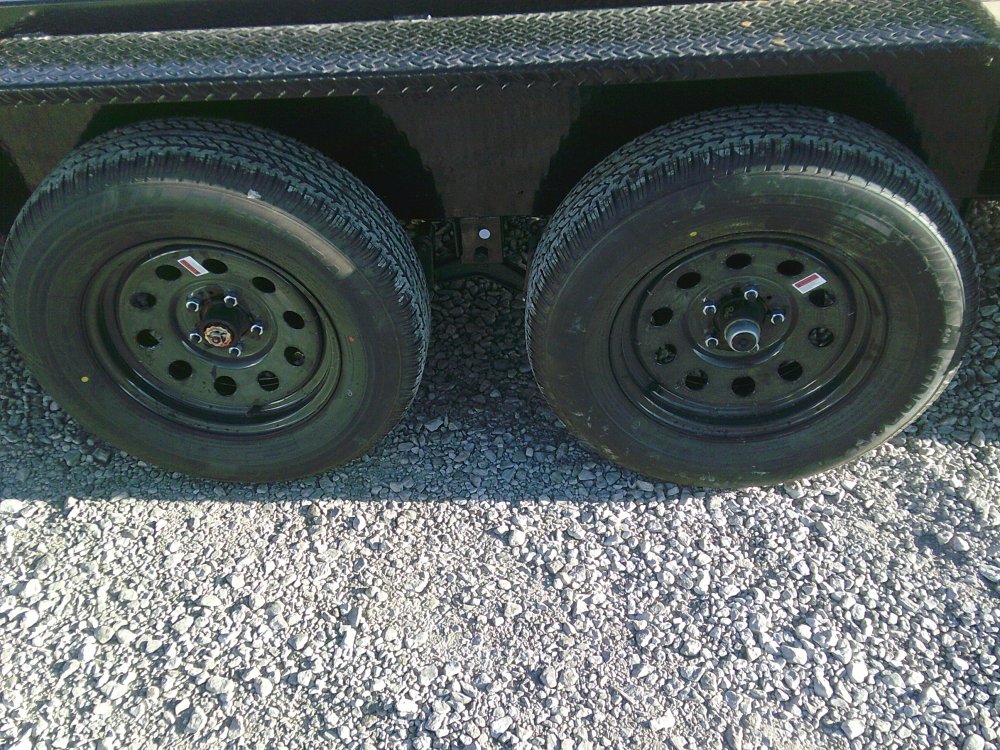 83" x 16' Tandem Axle Utility (2" x 3" Angle Frame)