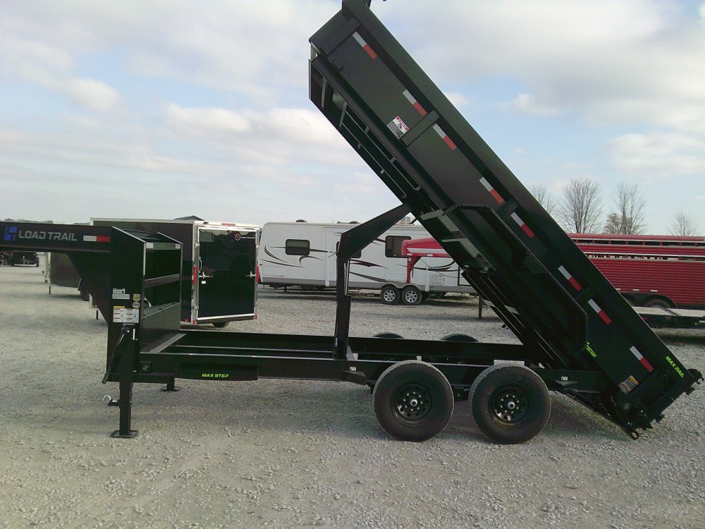 83" x 16' Tandem Axle Gooseneck Low-Pro Dump
