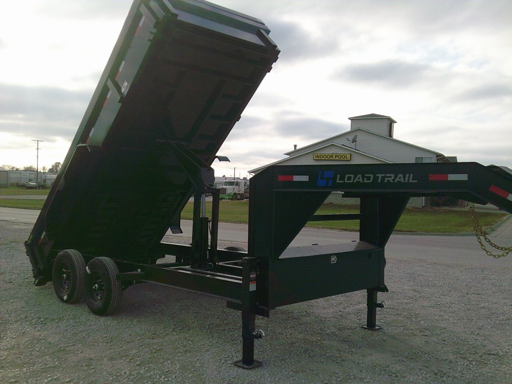 83" x 16' Tandem Axle Gooseneck Low-Pro Dump