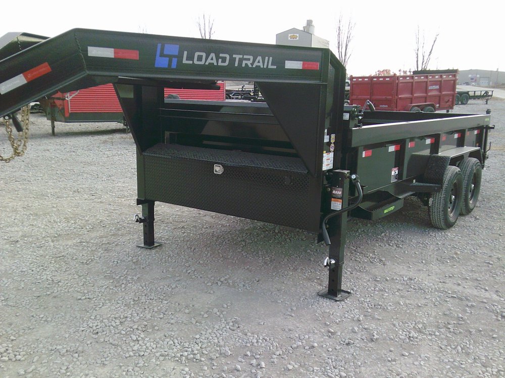 83" x 16' Tandem Axle Gooseneck Low-Pro Dump