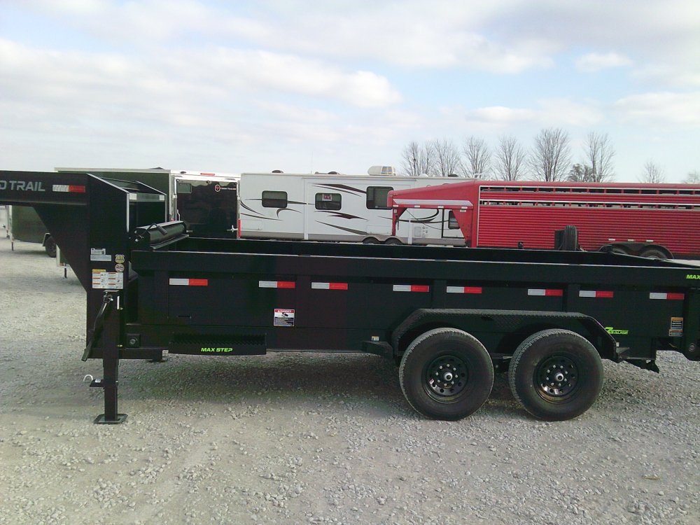 83" x 16' Tandem Axle Gooseneck Low-Pro Dump