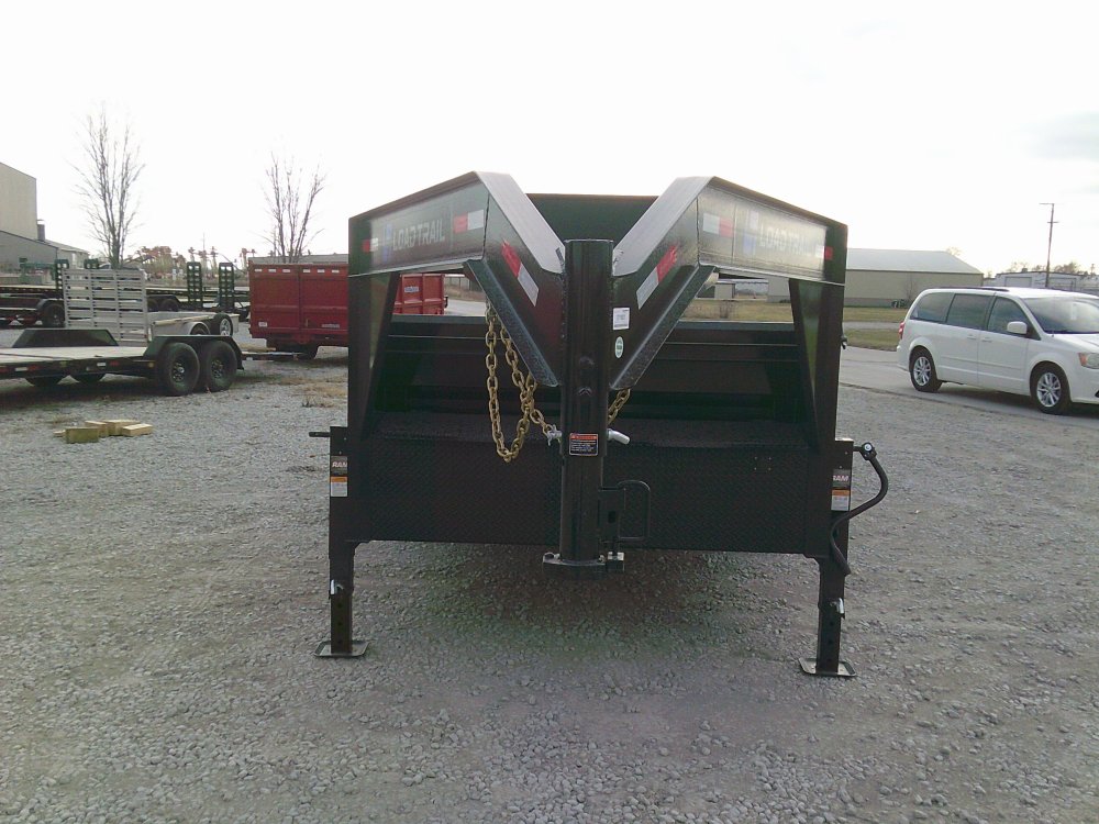 83" x 16' Tandem Axle Gooseneck Low-Pro Dump