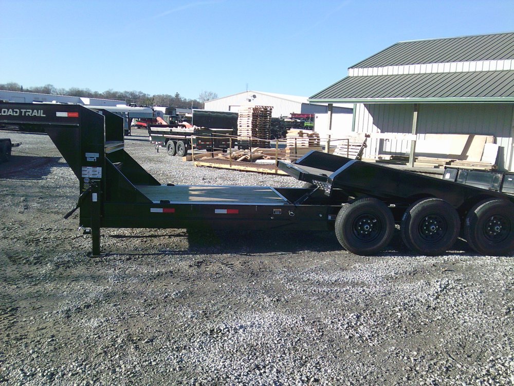 83" X 24' Tilt-N-Go Gooseneck Triple Axle Tilt Deck I-Beam Frame