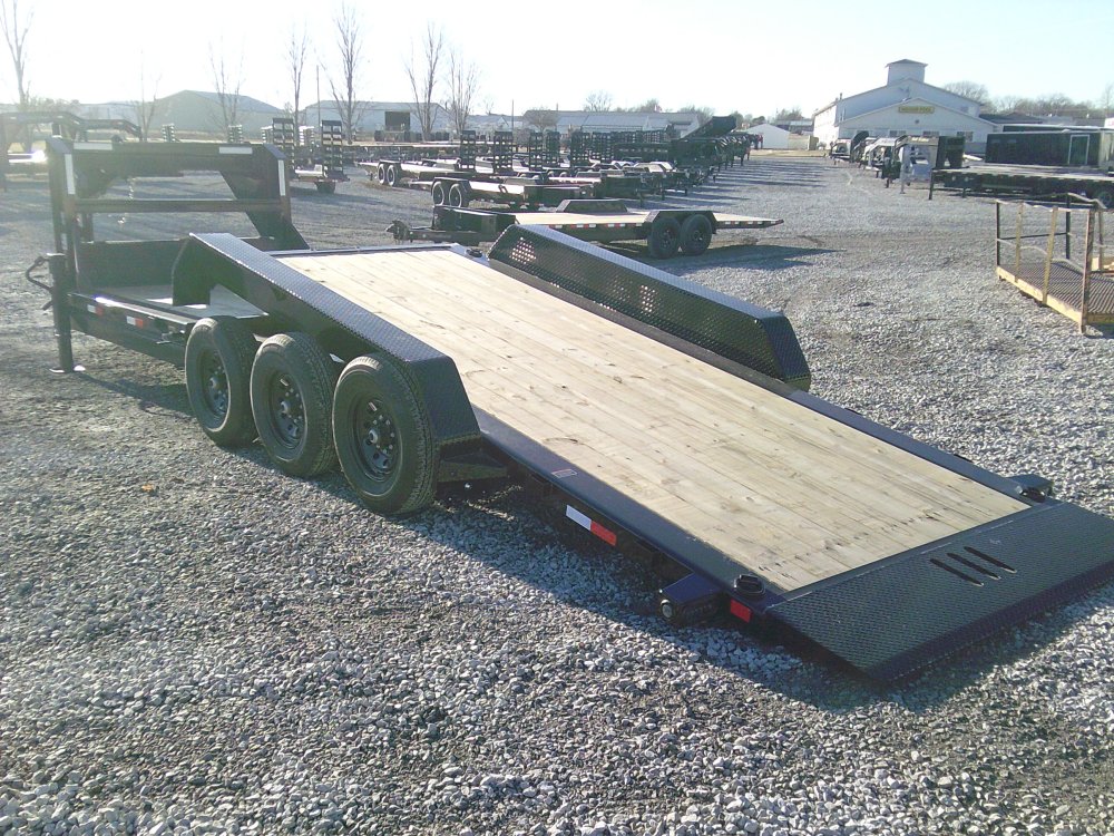 83" X 24' Tilt-N-Go Gooseneck Triple Axle Tilt Deck I-Beam Frame