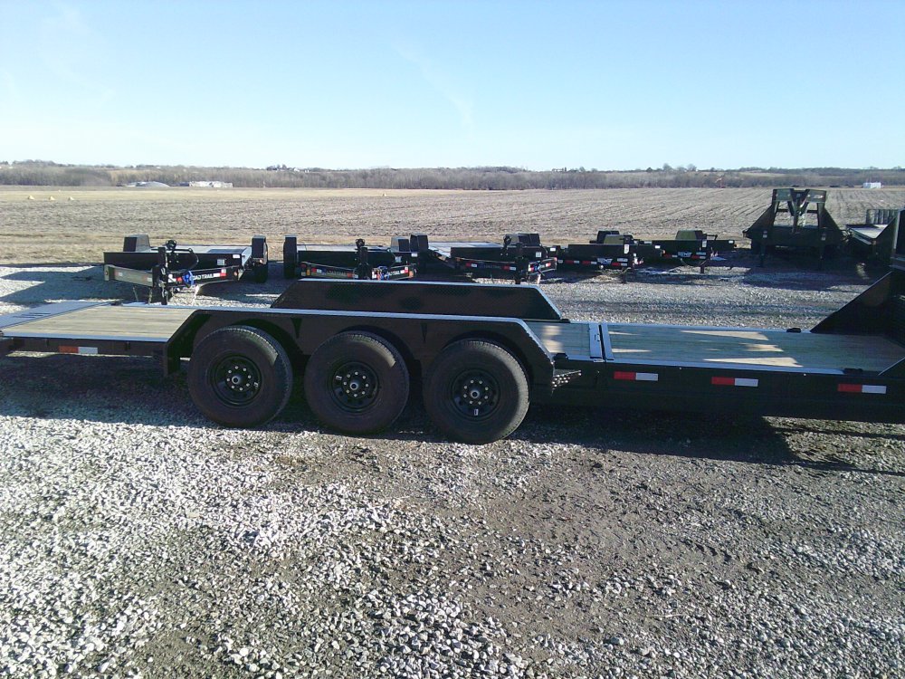 83" X 24' Tilt-N-Go Gooseneck Triple Axle Tilt Deck I-Beam Frame