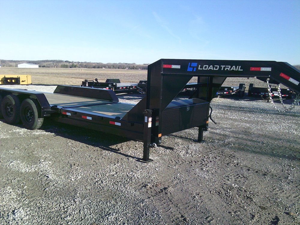 83" X 24' Tilt-N-Go Gooseneck Triple Axle Tilt Deck I-Beam Frame