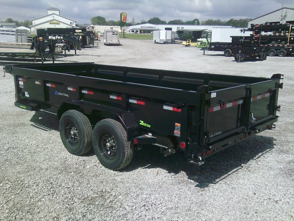 83" x 16' Tandem Axle Dump Low-Pro Dump