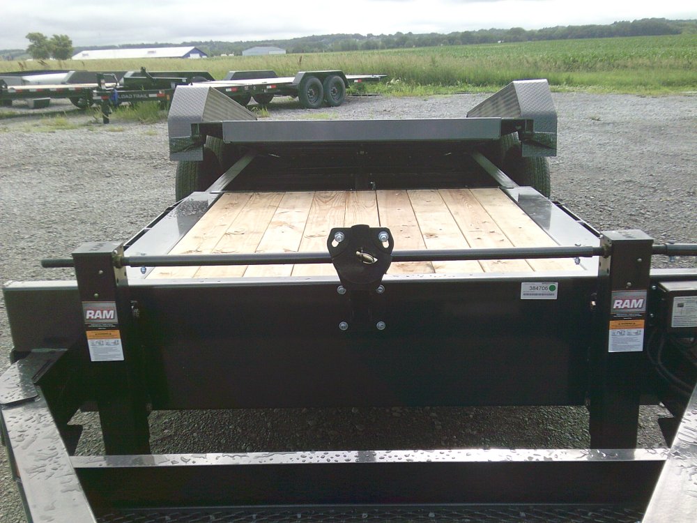 83" X 24' Tilt-N-Go Triple Axle Tilt Deck I-Beam Frame