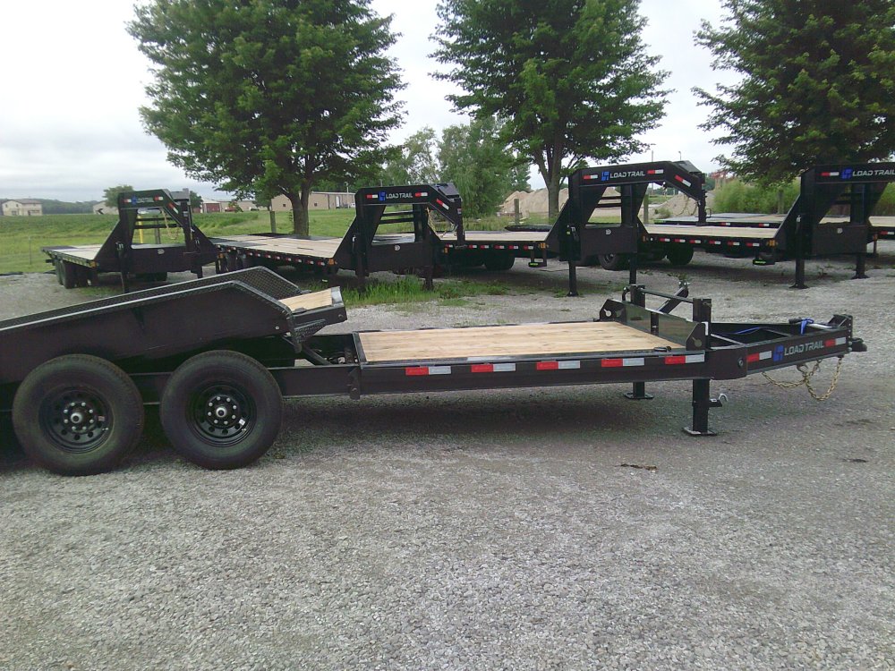 83" X 24' Tilt-N-Go Triple Axle Tilt Deck I-Beam Frame