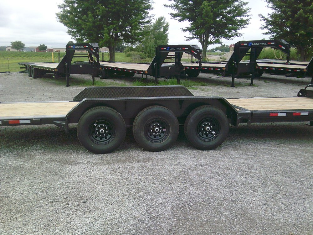 83" X 24' Tilt-N-Go Triple Axle Tilt Deck I-Beam Frame