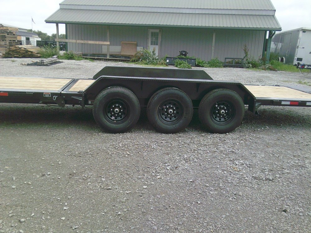83" X 24' Tilt-N-Go Triple Axle Tilt Deck I-Beam Frame