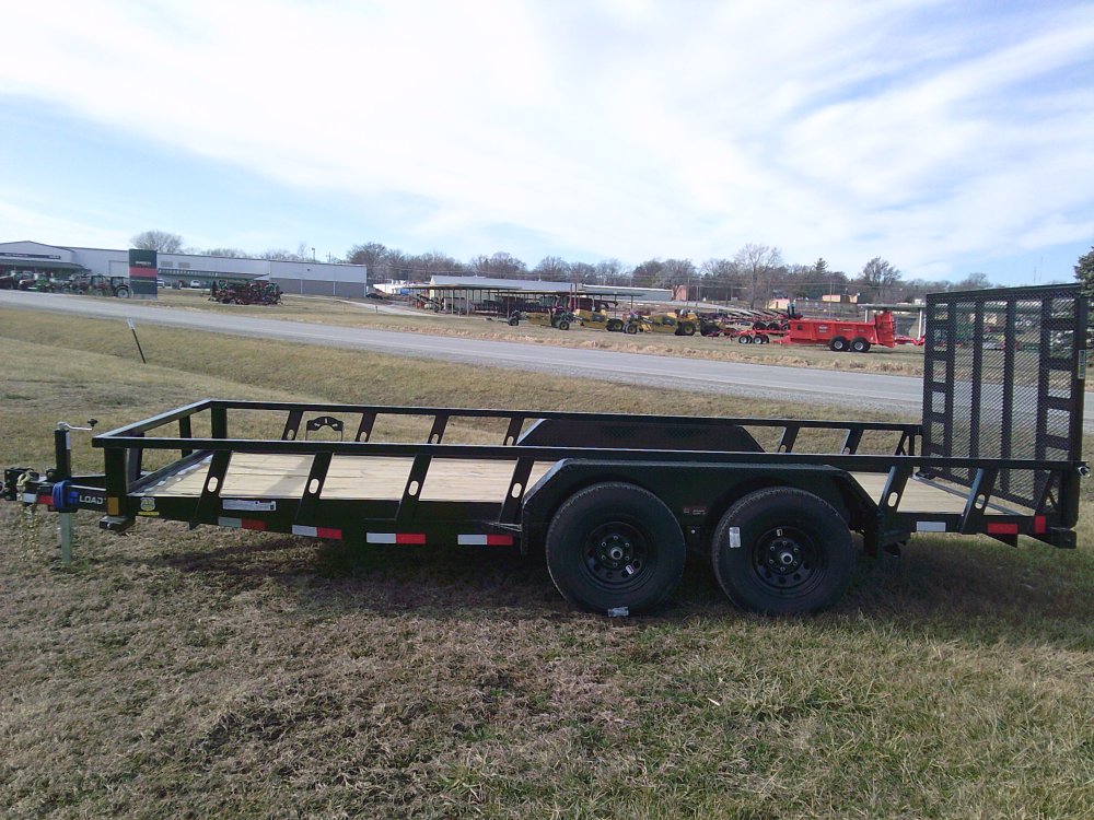 83" x 16' Tandem Axle Utility (3" x 4" Angle Frame)